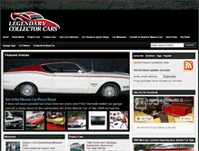 Tablet Screenshot of legendarycollectorcars.com